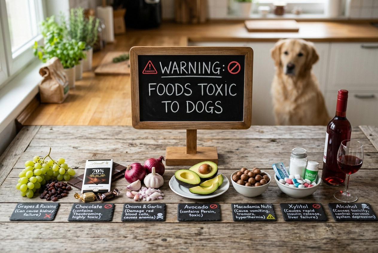 10 Alimentos Tóxicos para Perros: Guía Completa de Prevención y Síntomas