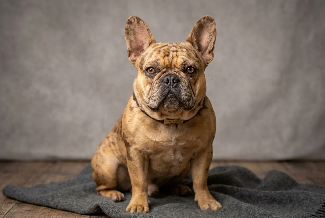 Bulldog Francés Fawn Merle: Guía Completa de Características, Genética Leonada Merle, Salud y Precios